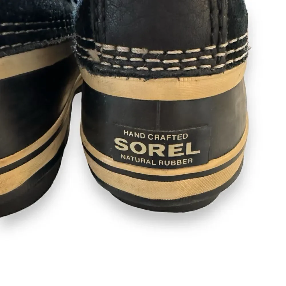 Sorel Joan of Arctic Tall Boots Black and Quarry